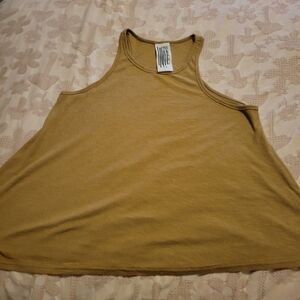 Tan Free People Tank Top